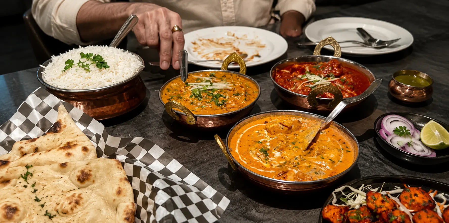 Authentic Indian food near me in McKinney featuring Salem RR Biryani halal South Indian biryani and family dining experience